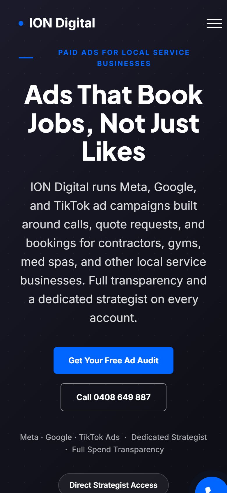 ION Digital on mobile